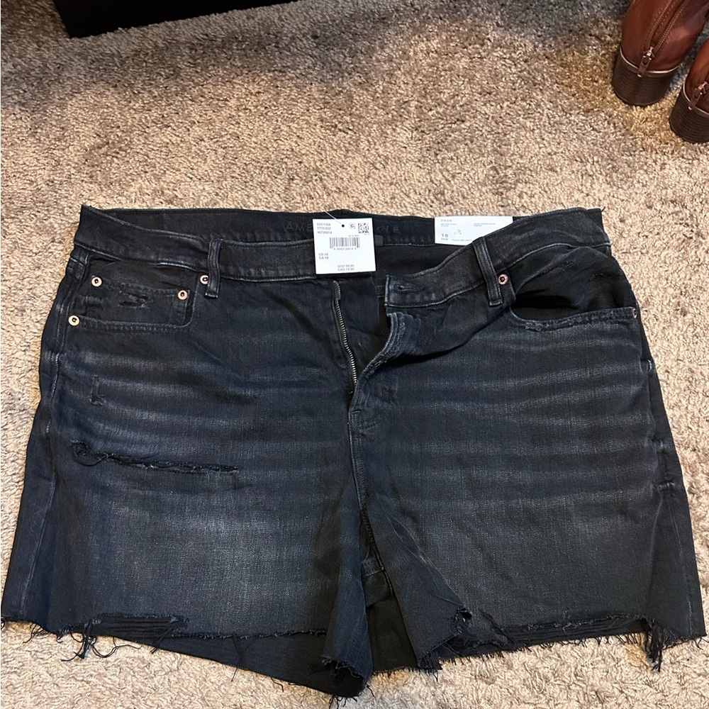 American Eagle Outfitters Black Jean Shorts